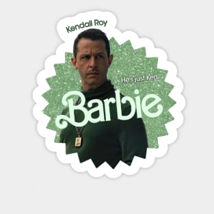 kendall roy - barbie (he's just ken...) Sticker